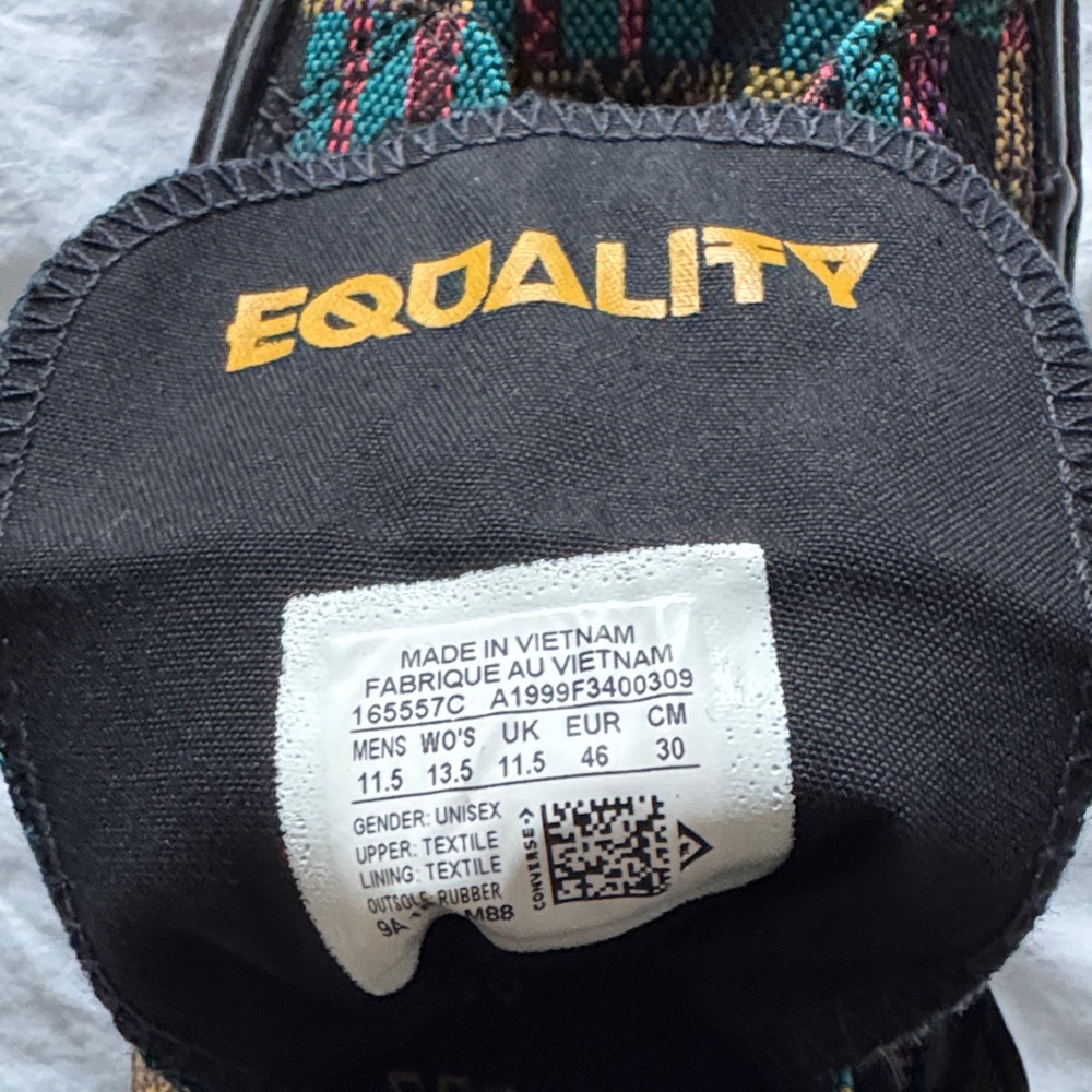 Converse Chuck 70 High Black History Month Sneakers NWT – Multicolor Mosaic - Picture 6 of 12